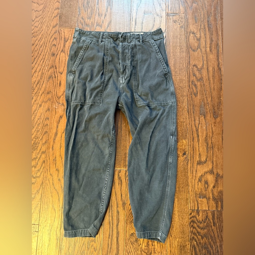 Citizens Of Humanity Black Cropped Ankle Jeans